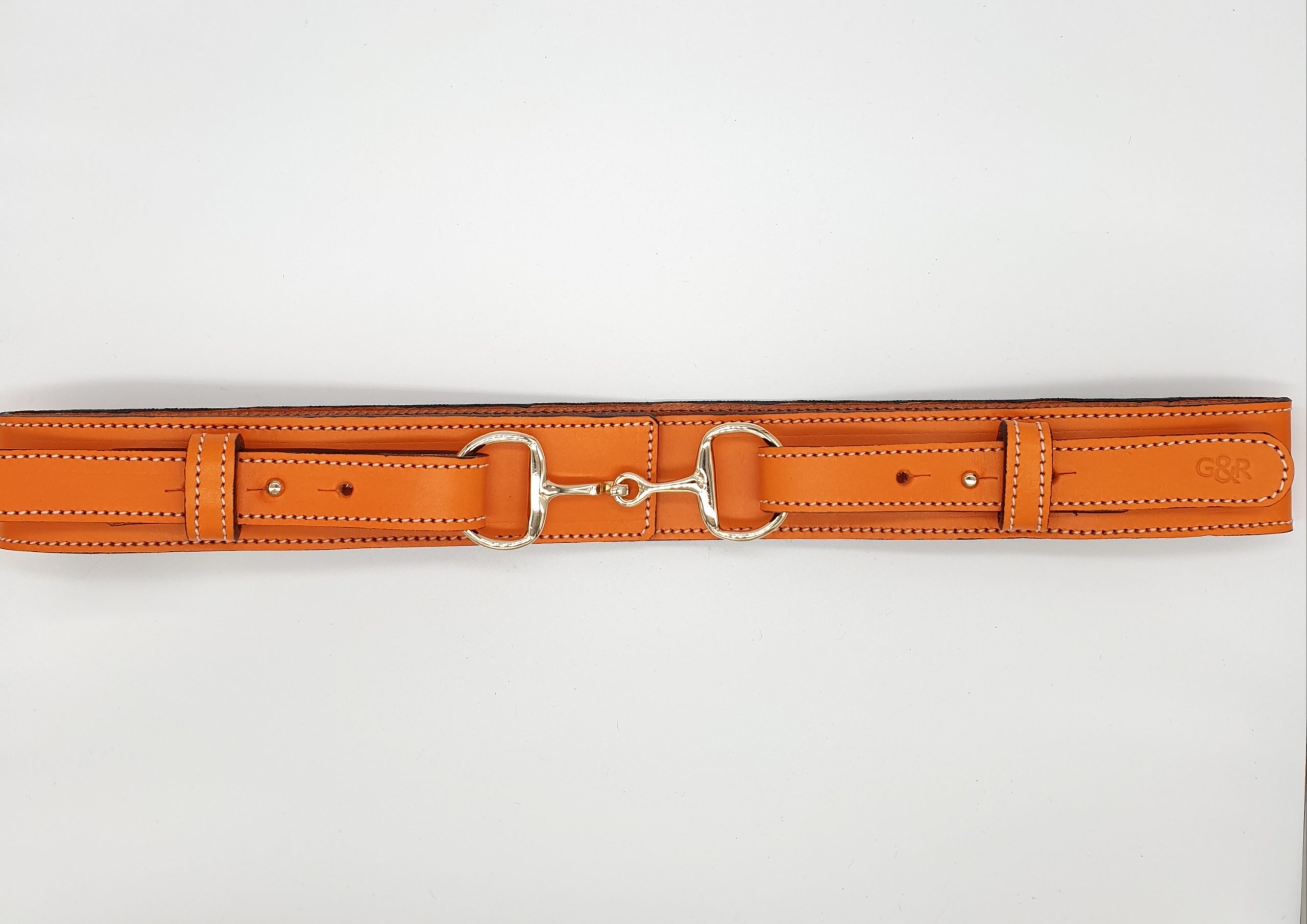 Cinturon longchamp mandarina