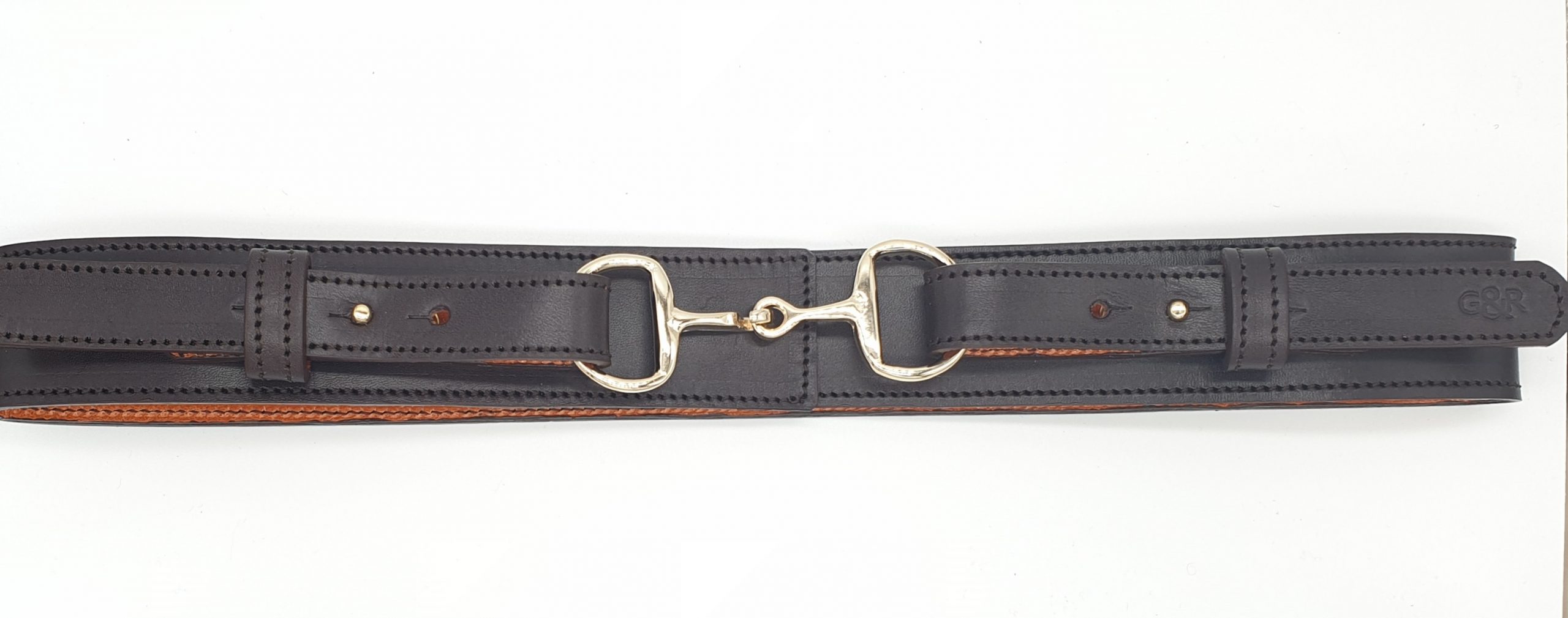 Cinturon longchamp marron