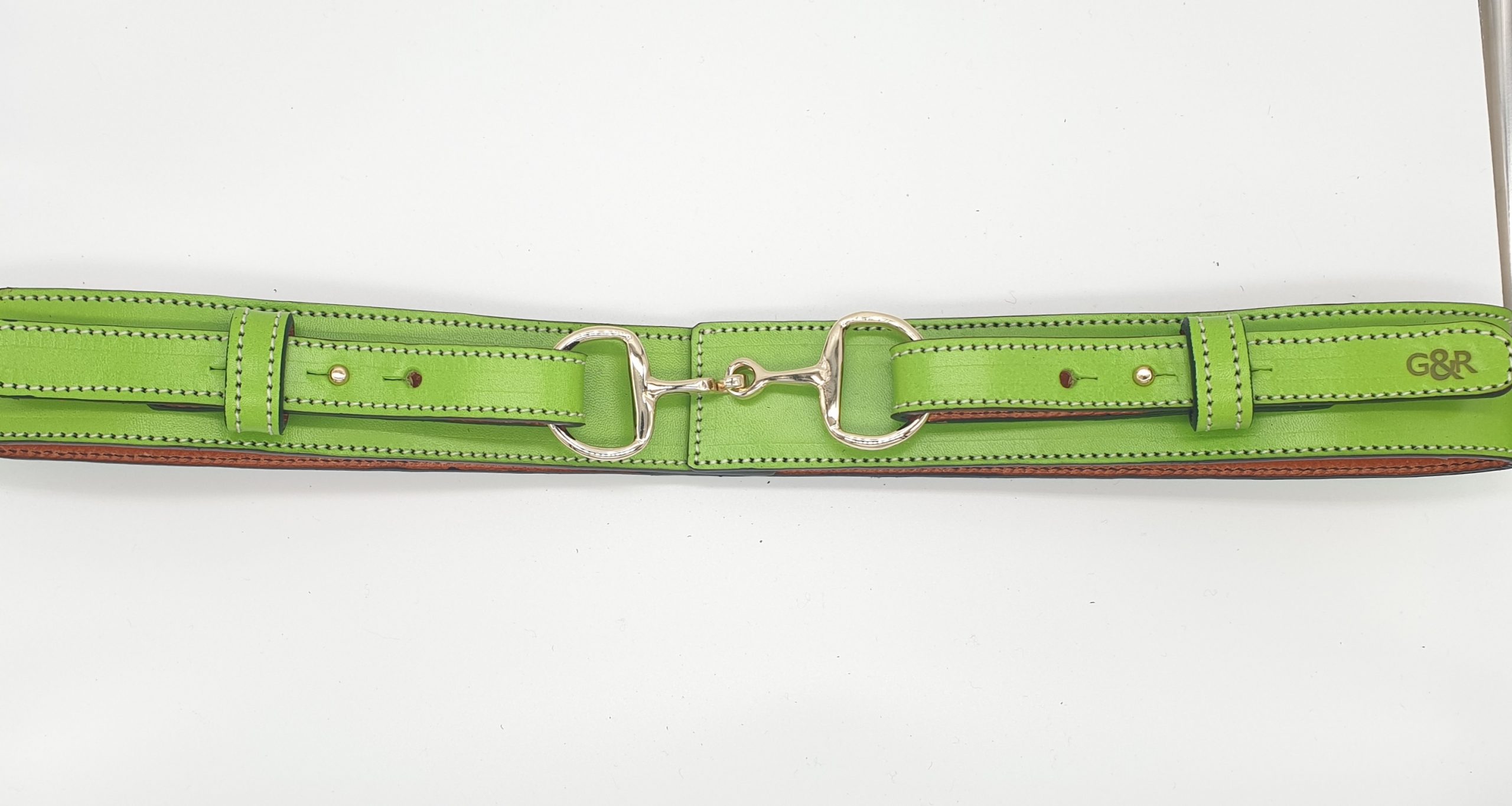 Cinturon longchamp pistacho