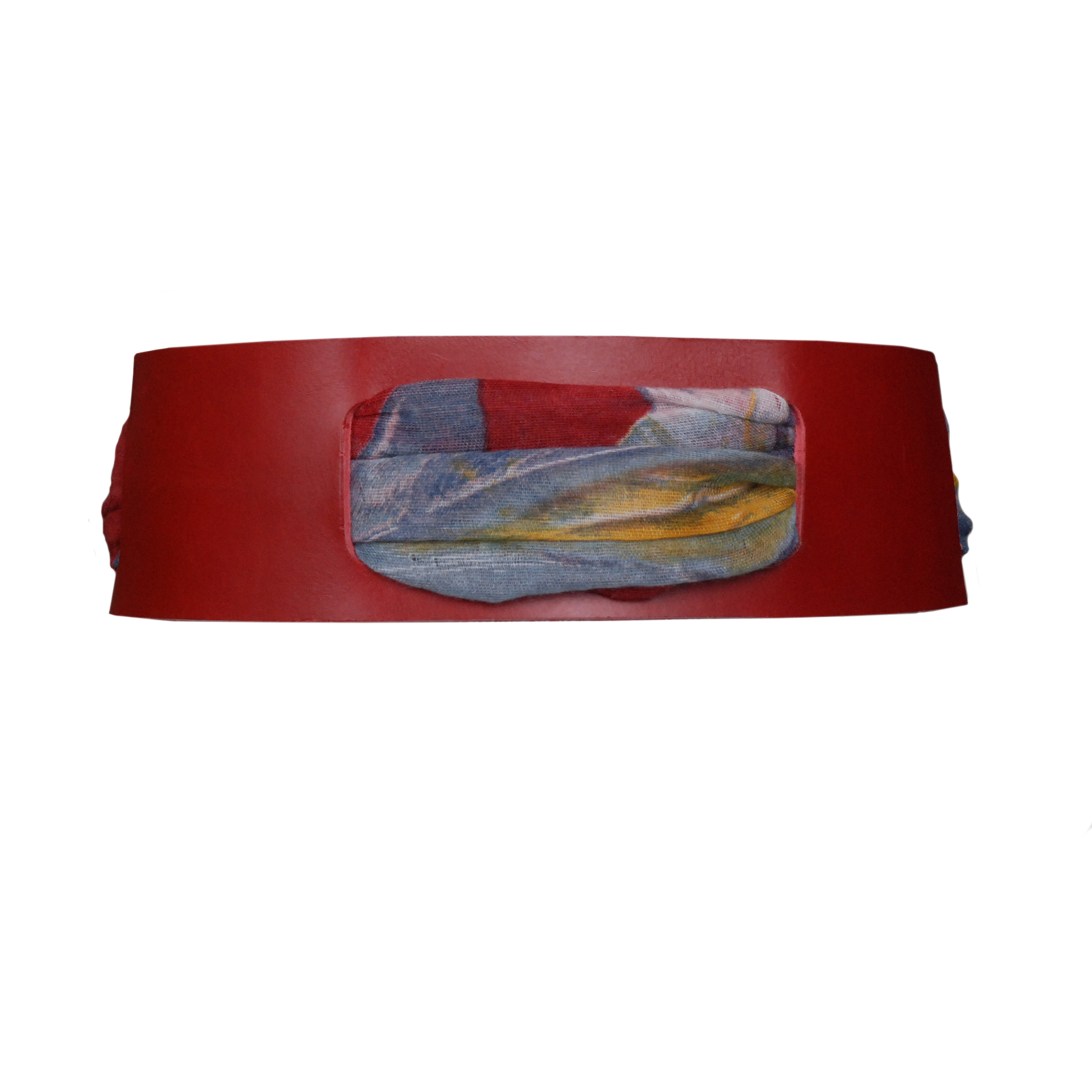 Cinturon pañuelo rojo trasero